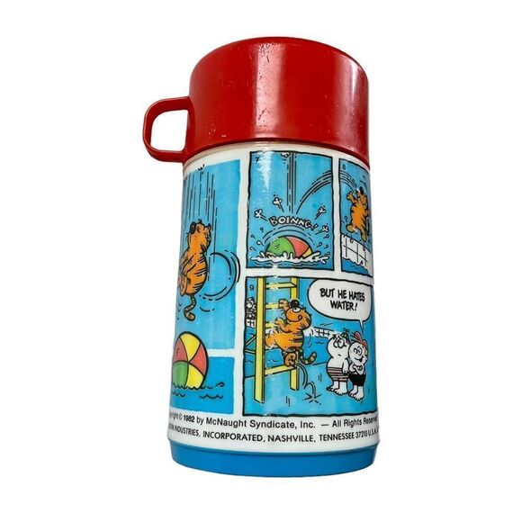 Vintage Heathcliff Plastic Thermos - Picture 10 of 10